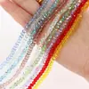 Rueda de Cuentas Planas de Boutique Cuentas Hechas a Mano DIY Cuentas de Vidrio de Cristal Cuentas para Joyería Cuentas Sueltas Accesorios para Joyería Accesorios Venta al por Mayor