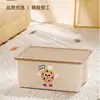 Caja de almacenamiento de escritorio, contenedor de almacenamiento de ropa, organizador de bocadillos y artículos varios, rectangular, PP engrosado con tapa, apilable, multifuncional