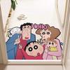 Tapete de Entrada de Bucle de Alambre Tapete de Puerta de Entrada Tapete de Entrada de Puerta Lindo Dibujo Animado Crayon Shin-Chan Hogar Cortable