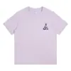 Camiseta de Manga Corta para Mujer Estilo Coreano Algodón Peinado Algodón Top Holgado Verano para Mujer Combinación Perfecta Cuello Redondo Camiseta Básica Camiseta Interior para Mujer