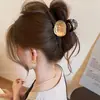 Pinzas para el pelo de lazo estilo coreano, accesorios para el pelo de alta gama, pinzas de tiburón, horquillas exquisitas para mujeres jóvenes, pinzas para el pelo de otoño e invierno para la parte trasera de la cabeza