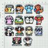 Serie de Frases de Animales Nuevos Transfronterizos Zueco Zapato Hebilla de Zapato Flor Pvc Goma Suave Desmontable DIY Hebilla Decorativa de Dibujos Animados