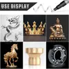 Caneta Eletroplating Espelhada Transfronteiriça Caneta Cromada de Alto Brilho Prata Caneta Marcadora Colorir DIY para Modelo de Plástico de Carro Conjunto