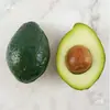 Aguacate de Simulación Fruta Falsa Modelo de Verdura Decoración de Gabinete de Frutería Exhibición Adorno de Atrezzo para Fotografía