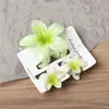 Pinza de Tiburón para el Cabello con Flor de Plumeria y Flor de Bauhinia, Estilo Vacacional para la Parte Trasera de la Cabeza de Mujer, Accesorio para el Cabello