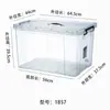 Caja de Almacenamiento Caja Organizadora de Plástico Transparente Extra Grande de Ángulo Recto Espesada Contenedor de Almacenamiento para el Hogar Tanque para Peces y Tortugas
