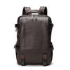 Mochila Unisex de Cuero Genuino Personalizada, Mochila Casual Versátil de Piel de Vaca para Viajes y Negocios, Mochila Escolar Personalizada para Estudiantes, Moderna