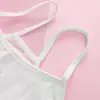 Camisola de Algodón Puro para Niñas al por Mayor Verano Transpirable de Malla Período de Desarrollo Sujetador Ropa Interior para Niña Mediana Capa Base