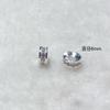 Acessórios de Cristal Ouro 14K Prata Espessa Furo Grande Conta Flor de Ameixeira DIY Feito à Mão Pulseira Colar Acessórios Contas Joias