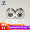 Polia Dentada de Alumínio Mecânica Automática para Correia Dentada Roda Síncrona de Dente Trapezoidal Motor Transmissão de Velocidade Variável Roda Síncrona Usinagem