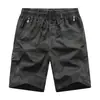Bermuda de Trabalho Masculina 2026 Verão Fina Casual Camuflada Comprimento no Joelho Modelagem Solta para Uso ao Ar Livre