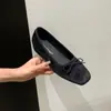 First encounter within the season, increased height 4cm~2026 Autumn New French Versatile Velvet Ballet Flats Women's Soft Sole Commuting Single Shoes