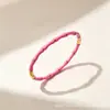 Pulseira transfronteiriça mais vendida com padrão de bambu, pulseira feminina versátil com fecho, joia de aço inoxidável, banhada a ouro 18k e resistente ao escurecimento
