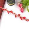 Fabricante de Yiwu Atacado Corda de Folha Artificial, Acessórios para Roupas, Corda de Cera Trançada, Decorações de Jardim, Corda de Cânhamo Folha Verde, Videira