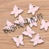 5 Cores DIY joias de liga KC Ouro Branco K pingente de gota de óleo 12*12mm animal borboleta pingente acessórios