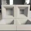Ladrillos cerámicos ligeros de espuma hueca para paredes interiores, componentes decorativos con forma de un solo agujero y múltiples agujeros, ladrillos huecos de doble cara
