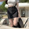 Traje de Mujer Nuevo Estilo Tela Falda Línea A Sexy Disparo Callejero Dj Bar Baile Ceñido al Cuerpo Falda Ajustada Ins