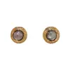 Pendientes de Aro de Metal Simples de Moda Retro Francesa Personalidad Lujo Ligero Diseño Único Estilo Minimalista Pendientes Venta al por Mayor