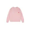Moletom Redondo com Bordado de Letras 'Love' Masculino Solto Casual Tendência Moda Venda Quente Tops de Casal