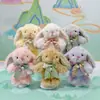 Coelho Wendy Original Novo Estilo Chinês Laço 6 polegadas Pingente de Pelúcia Chaveiro Boneca Fofa para Pendurar na Bolsa