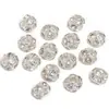 Anel de Diamante com Esferas de Strass de Furo Grande Transfronteiriço com Contas de Rodas de Diamante Recortadas Contas Soltas Acessórios de Joias para Pulseiras DIY Contas Espaçadoras