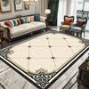 Tapete Estilo Moderno Transfronteiriço Sala de Estar Luxo Leve Tapete para Mesa de Centro Quarto Sofá Tapete de Veludo Cristal