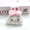 Super Lindo Conejo Sonrojado Conejo Deseoso Muñeco Broche Accesorios Dibujo Animado Conejo Muñeco Ropa Zapatos y Calcetines Accesorios