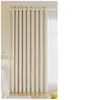 Cortinas de Chenilla Doble Cara Negro Total Color Crema Estilo Sencillo Sala de Estar Dormitorio Balcón Cachemir de Alta Gama Lisas