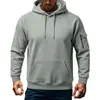 Moletom Masculino Solto Primavera e Outono com Zíper Meio Zíper Pulôver Moletom Casual Esportivo Masculino