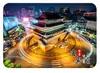 Ímã de Geladeira de Vidro Paisagem Yibin Luzes da Vista Noturna da Torre Jiangmen Souvenir Criativo Cultural de Edifício Antigo Presente Magnético para Casa
