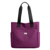 Bolso de Hombro Único para Mujer Sencillo Combinable Gran Capacidad Bolso General Multibolsillo Moderno Bolso de Tela para Mamá Regalo Logotipo de Pedido