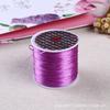 Fio de Cristal Plano Contas de Buda Fio Elástico Fio Elástico Pulseira Tecida à Mão DIY Fio com Contas Corda