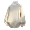 Suéter Cárdigan Irregular de Cuello en V Nuevo Otoño e Invierno Moda Juvenil Tendencia Chaqueta de Punto Holgada Casual