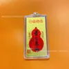 Adesivos de Celular Dourados como Lembrancinhas para Boa Sorte e Riqueza, Cartões de Ouro Puro para Atrair Fortuna, Cartas da Fortuna para Celular no Atacado