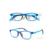 Nuevas gafas para niños de lente plana anti luz azul para estudiantes, caja simple, ultraligeras, montura completa, gafas de moda, venta al por mayor
