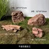 Paisajismo de Jardín Exterior Piedra Falsa Piedra Amarilla Artificial de Fibra de Vidrio Piedra Asimétrica de Mil Capas Paisajismo Combinación con Plantas Verdes