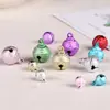 Accesorios de joyería de campana de cobre para mascotas DIY hechos a mano Colgante Campana de cobre arrugada esmerilada de apertura Outlet de fábrica