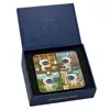 Imanes de nevera de rompecabezas de metal, set de imanes de nevera esmaltados de caja sorpresa de IP de dibujos animados personalizados, mercancía moderna cultural y creativa