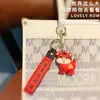 Llavero Colgante de Tigre de Resina de Dibujos Animados Muñeco Máquina de Juguetes Lindo para Bolso Coche Llavero Pequeño Regalo