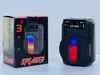 Novo alto-falante sem fio portátil de áudio portátil RGB de 3 polegadas criativo para exterior comércio exterior quente novo LS-1023
