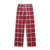 Pantalones Casuales de Danza para Hombre con Pliegues de Moda Urbana, Pantalones Holgados de Pierna Ancha, para Hombre y Mujer, Cuadros Rojos, Danza Jazz
