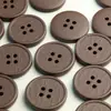 Botones Redondos de Resina con Relieve Yisen Unisex Minimalistas para Abrigos, Trajes, Suéteres y Chalecos