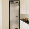 Ventas Directas de Fábrica Baño Impermeable Puerta de Vidrio Borde Ultradelgado Aleación de Aluminio Puerta de Vidrio Changhong Partición de Baño Puerta Batiente