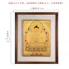 Buda Yuan Hui Thangka Pintado à Mão Estátua do Buda Sakyamuni Nepal Feito à Mão Cartão Dourado Três Tesouros Buda Entrada Madeira Maciça Pintura Decorativa