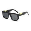 Gafas de sol cuadradas de montura grande 2026 nuevo modelo moda ins europea y americana tendencia estilo callejero para hombres y mujeres gafas de sol para pasarela