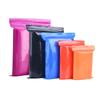 Bolsa con cierre hermético de colores, gruesa, para guardar joyas grandes y pequeñas, en rojo, azul, negro, naranja y rosa.