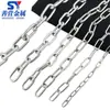 Cadeia de Aço Inoxidável 304 Etiqueta de Corrente Lustre Secagem de Roupas Corrente de Carga Corrente de Tração para Cão de Estimação Corrente Industrial de Elevação