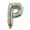Globo de aluminio de cuerpo delgado de 16 pulgadas, letras pequeñas en inglés A-Z, para venta al por mayor transfronteriza, decoración de cumpleaños, boda, sala de bodas