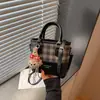 Bolsas Xadrez Tendência Verão para Mulheres 2026 Nova Super Popular Pequena Bolsa de Mão para Trabalho Bolsa de Ombro Cruzada Bolsa Saco