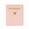 En Stock Titular de Pasaporte Multifuncional RFID para Viajes Internacionales Bolsa para Guardar Documentos Transfronterizos Titular de Pasaporte de PU Estilo Nuevo Bolsa de Pasaporte